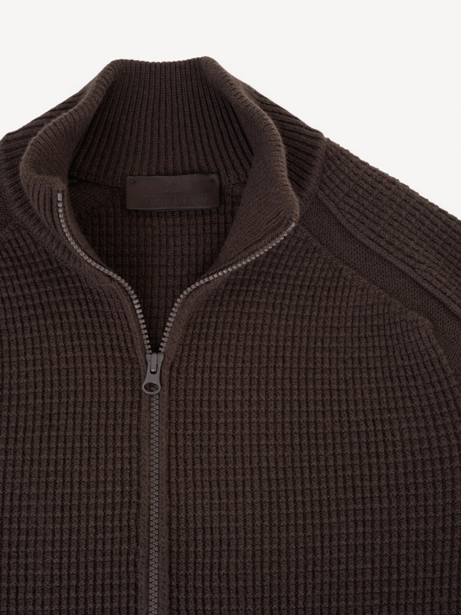 Ghost Piece Cardigan - Donkerbruin