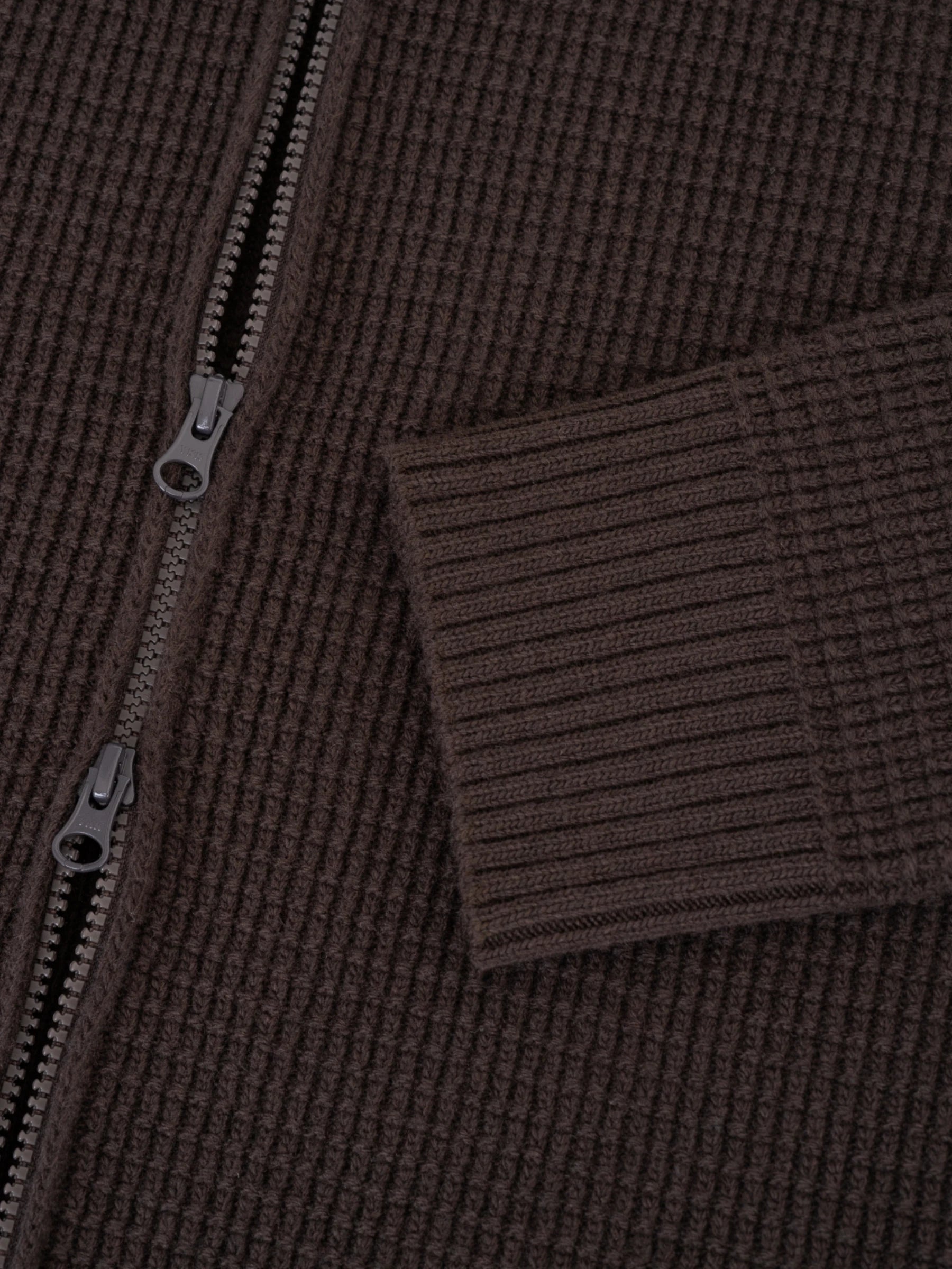 Ghost Piece Cardigan - Donkerbruin