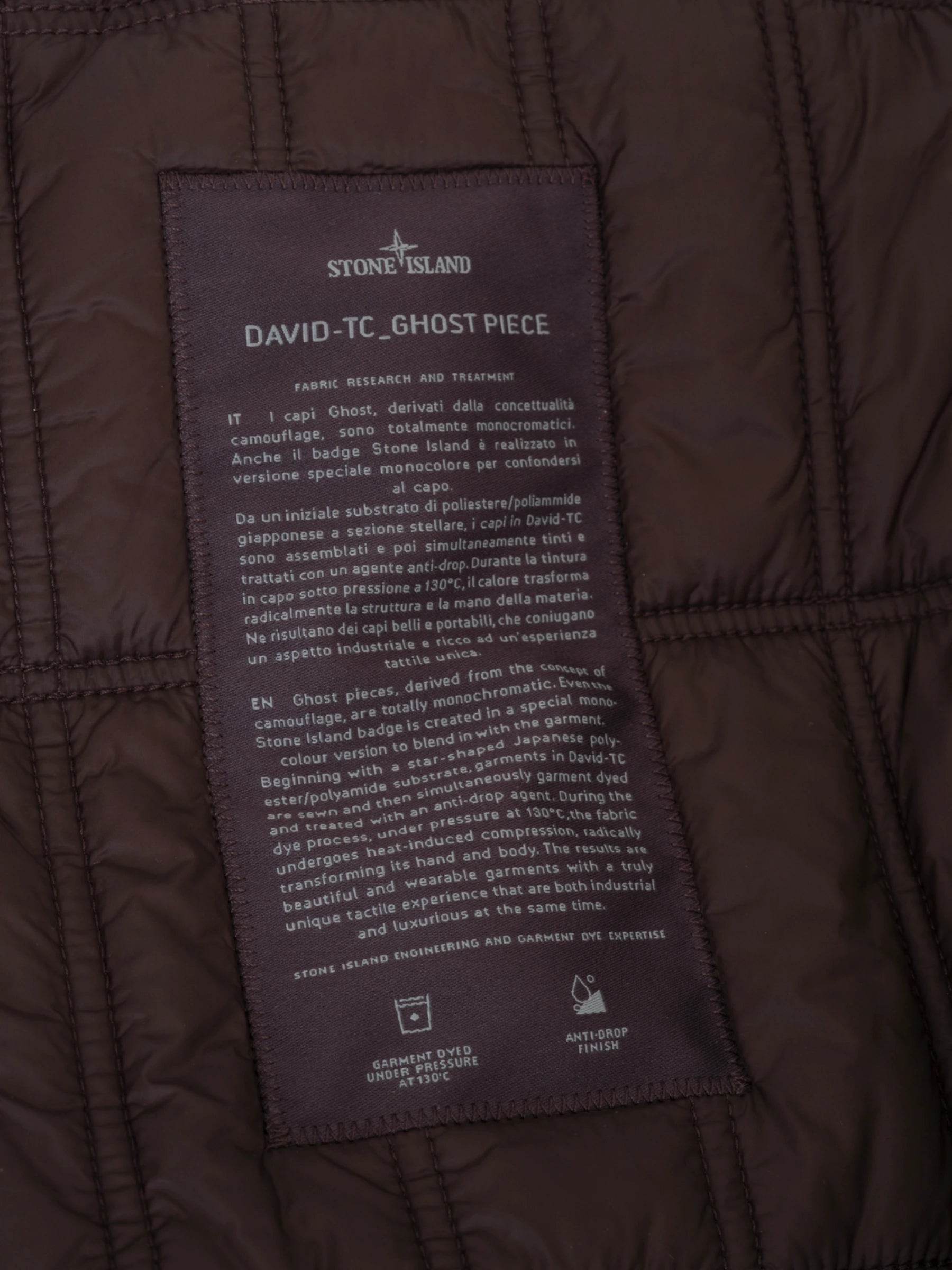 Ghost Piece David-TC Jacket - Donkerbruin