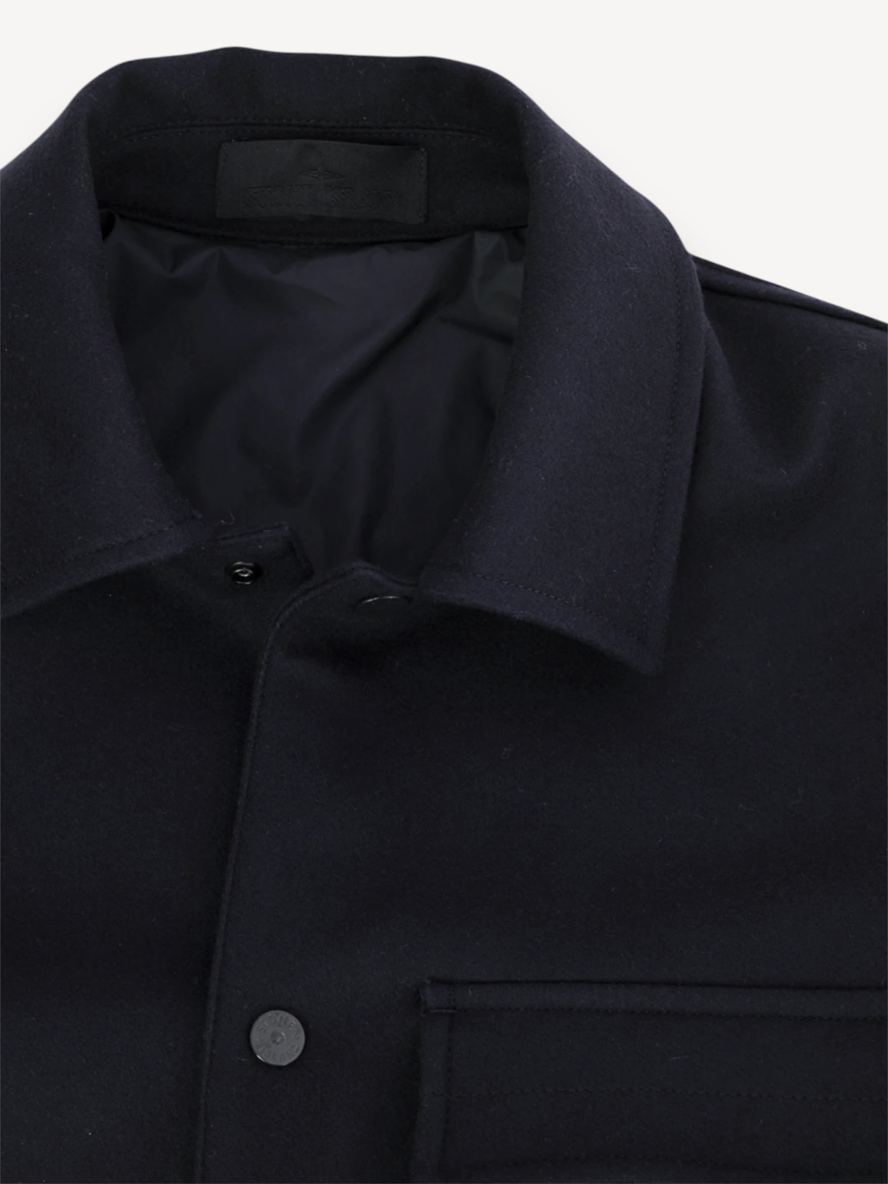 Wollen Overshirt - Donkerblauw