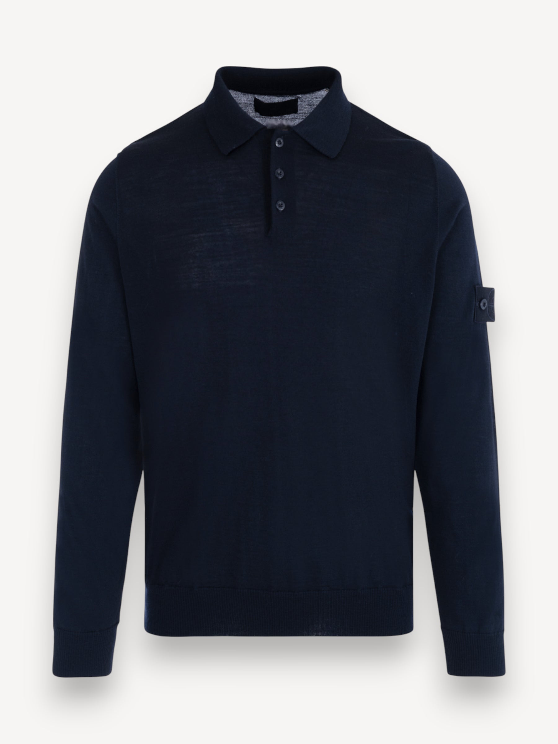 Ghost Piece Polo - Navy Blue