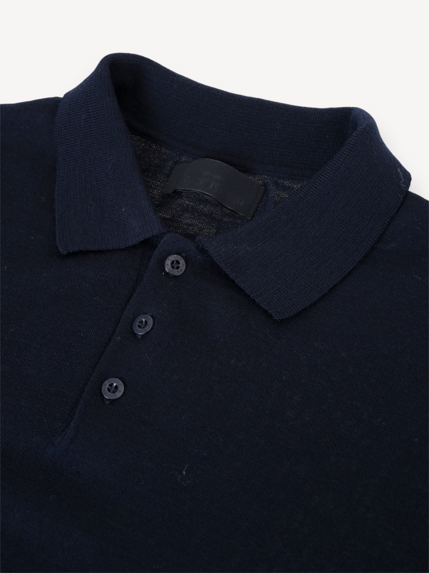 Ghost Piece Polo - Navy Blue