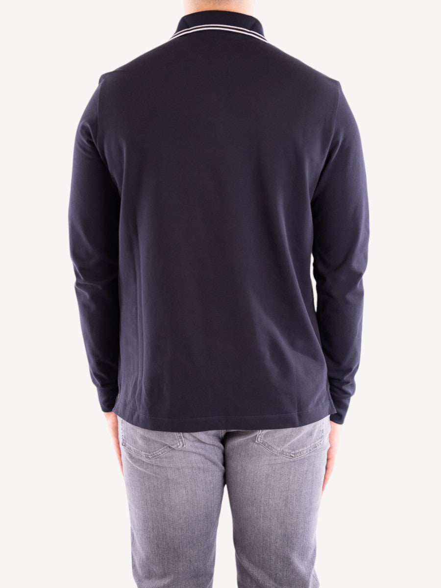 Polo Longsleeve 2SL18 - Navy Blue