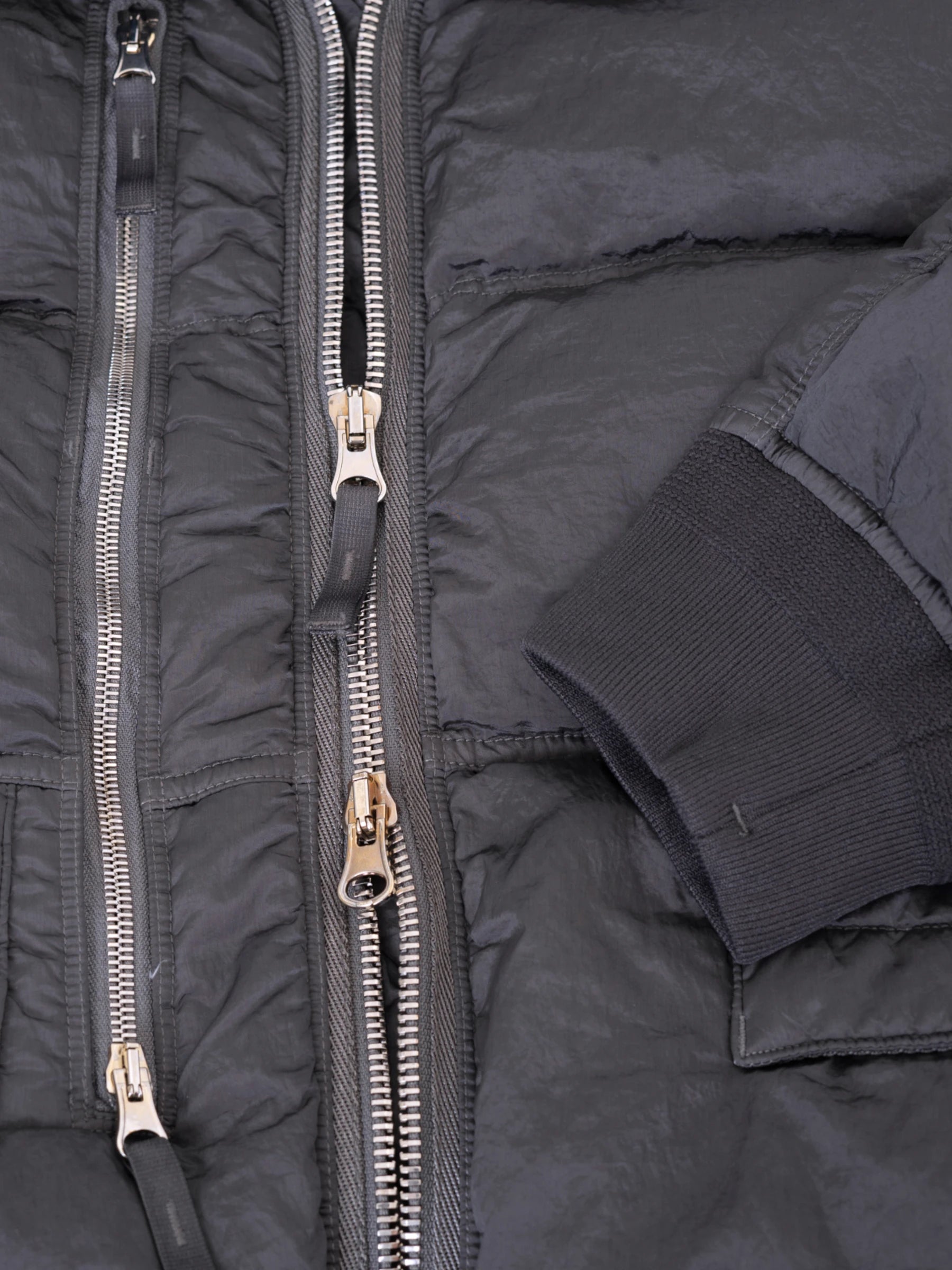 Nylon Metal Down Jacket - Dark Grey