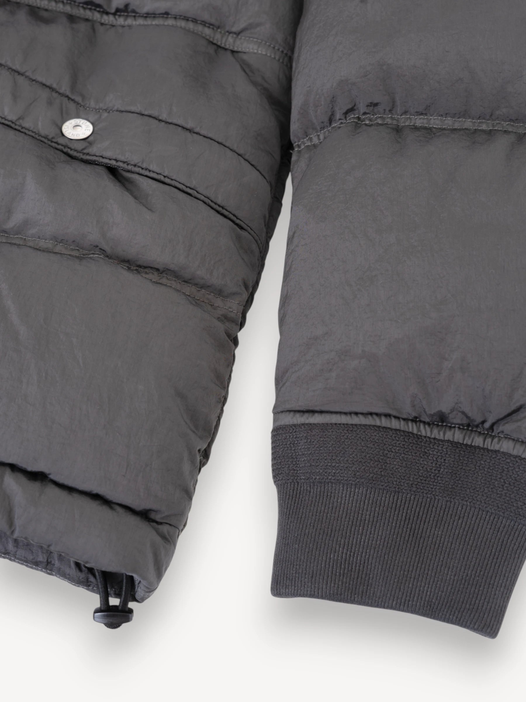 Nylon Metal Down Jacket - Dark Grey