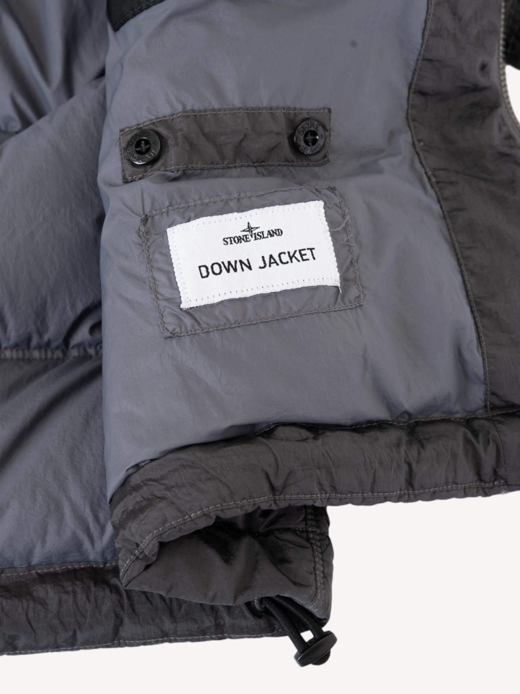 Nylon Metal Down Jacket - Dark Grey