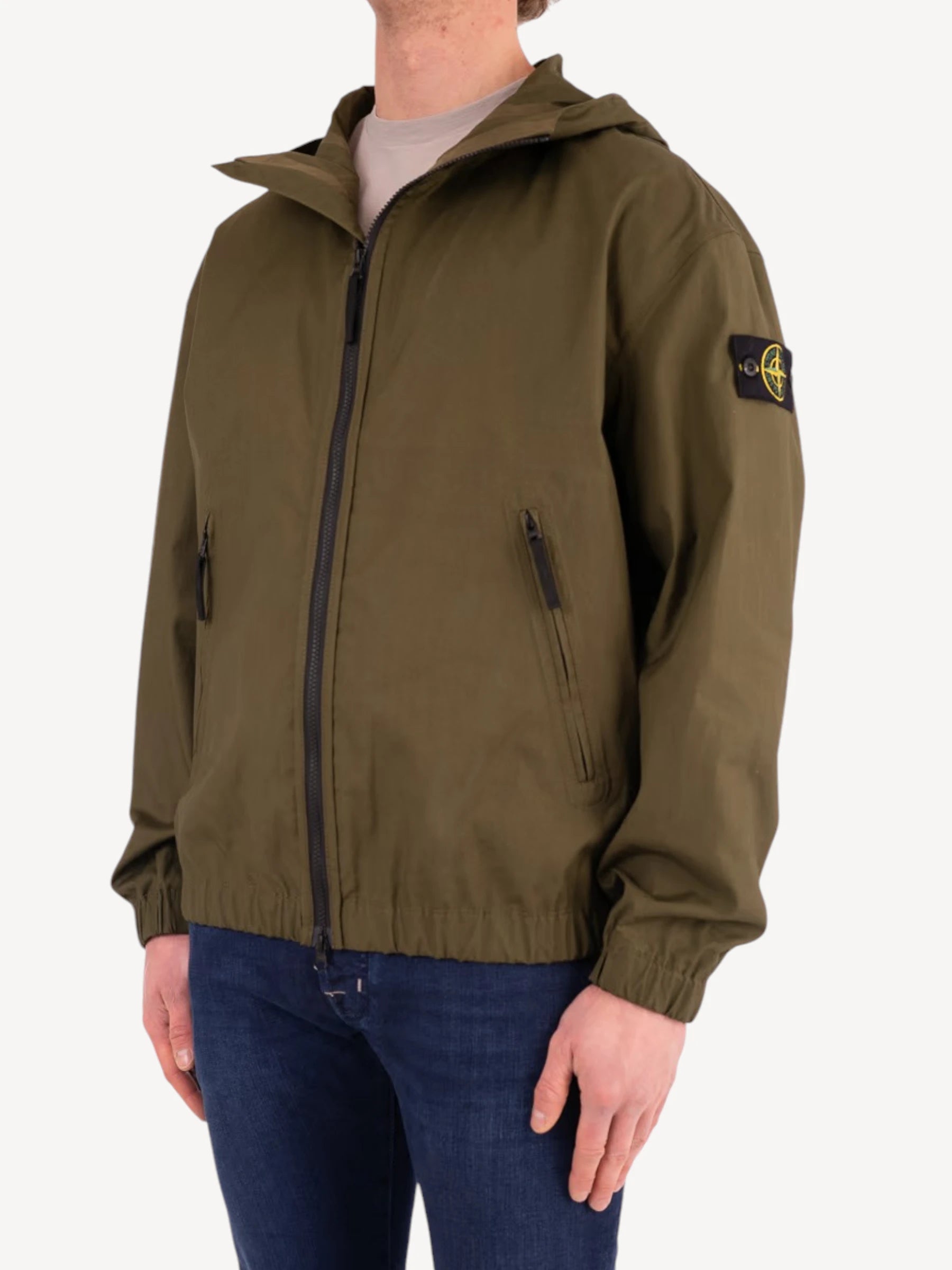 Supima Cotton Canvas Jacket - Military Green