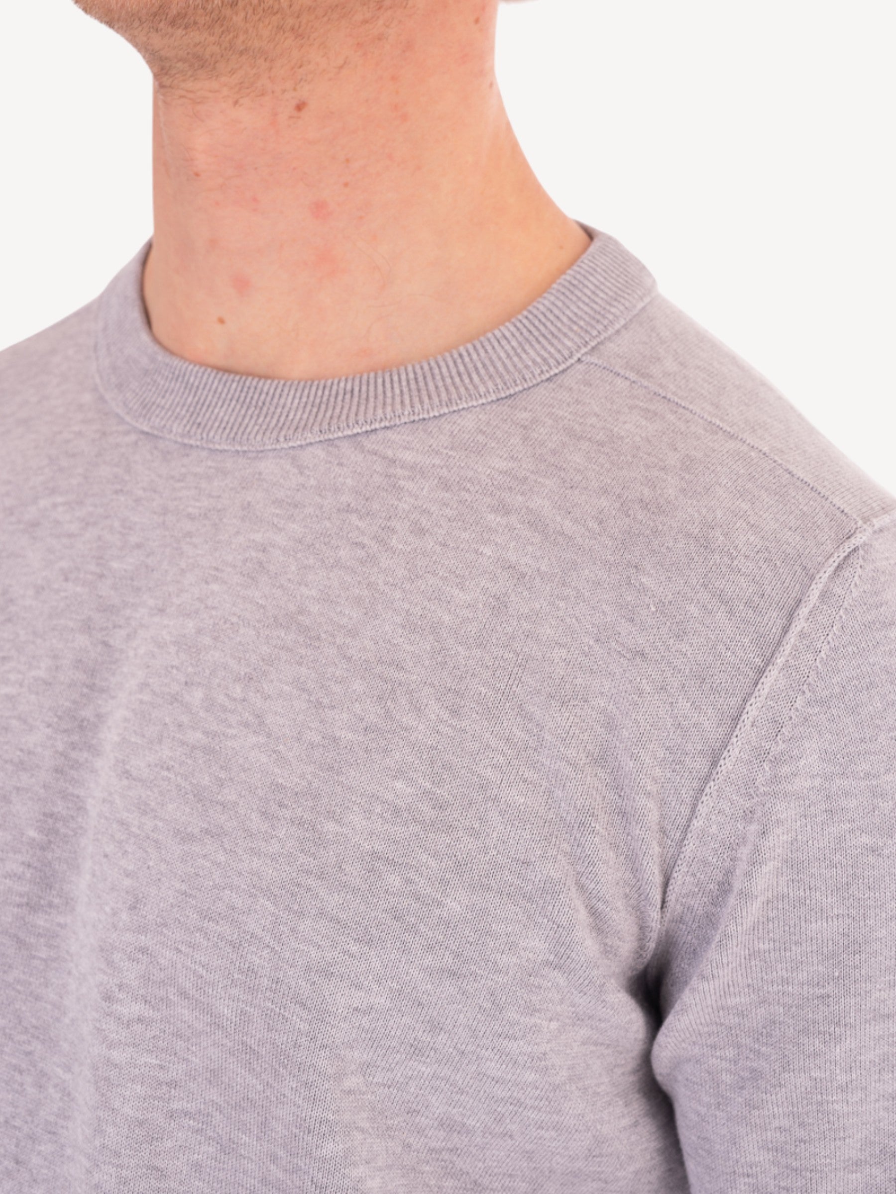 Crewneck Trui 5100053 - Pearl Grey