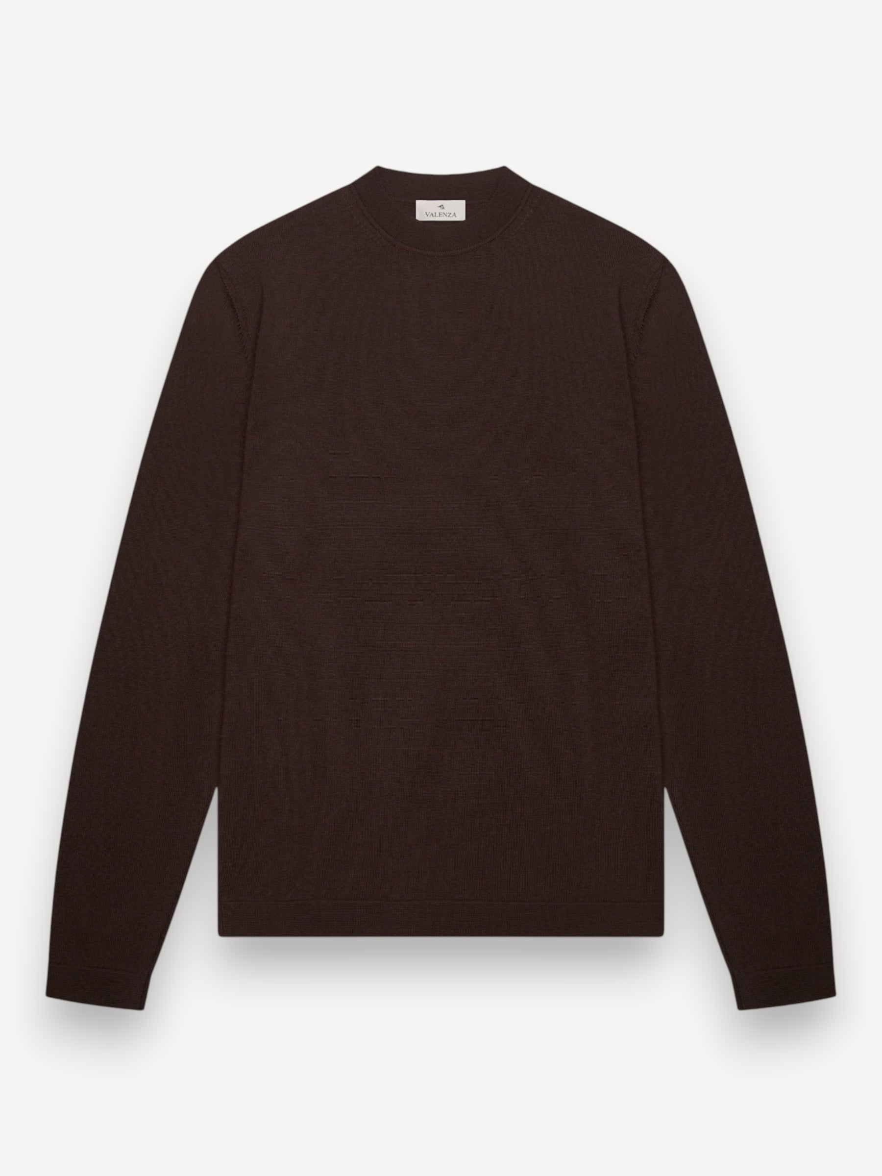 Cashwool Crewneck - Donkerbruin