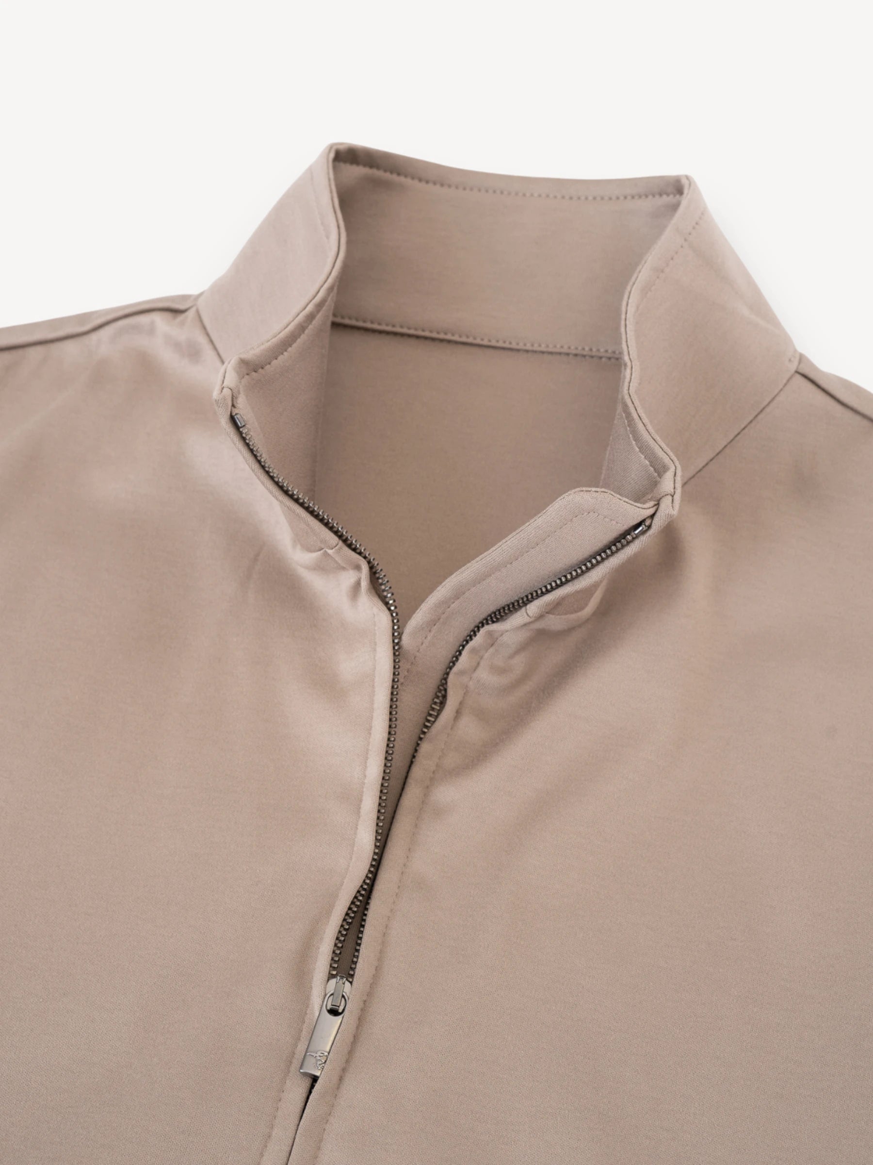 Interlock Supima Bodywarmer - Lead Grey