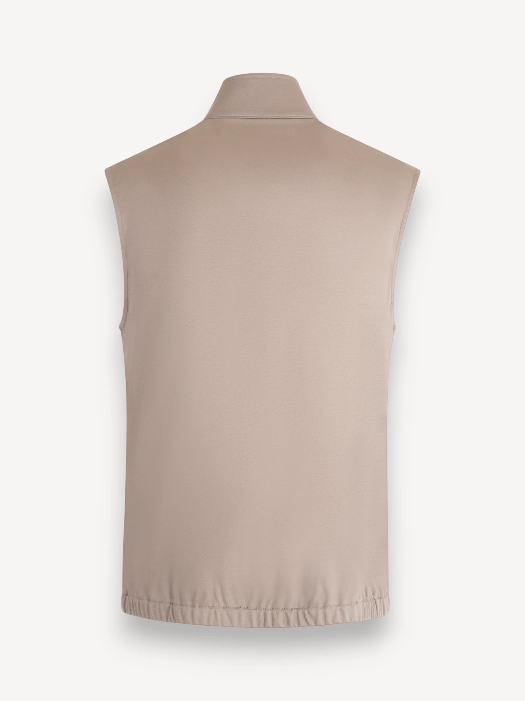 Interlock Supima Bodywarmer - Lead Grey