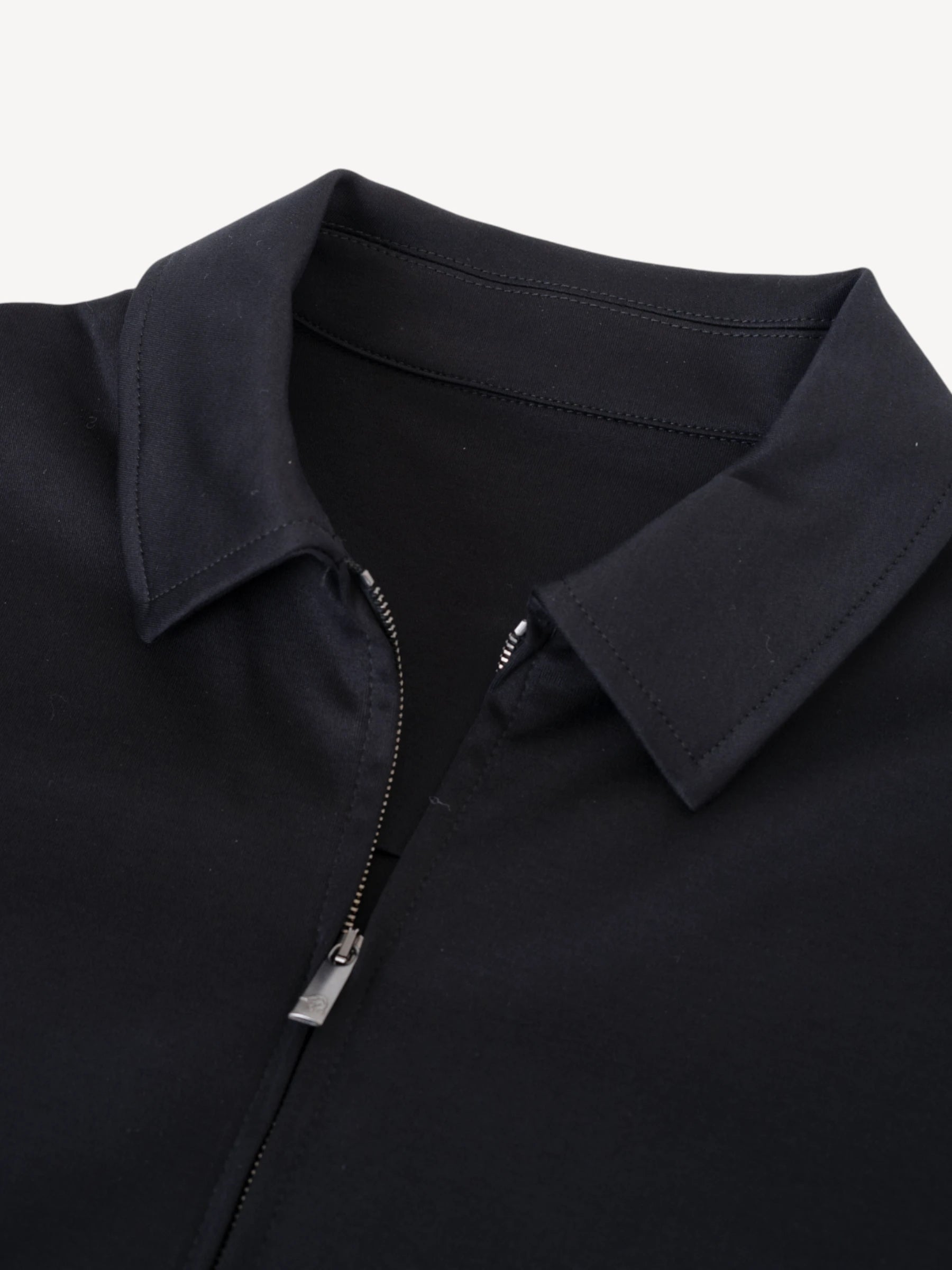Interlock Supima Overshirt - Zwart
