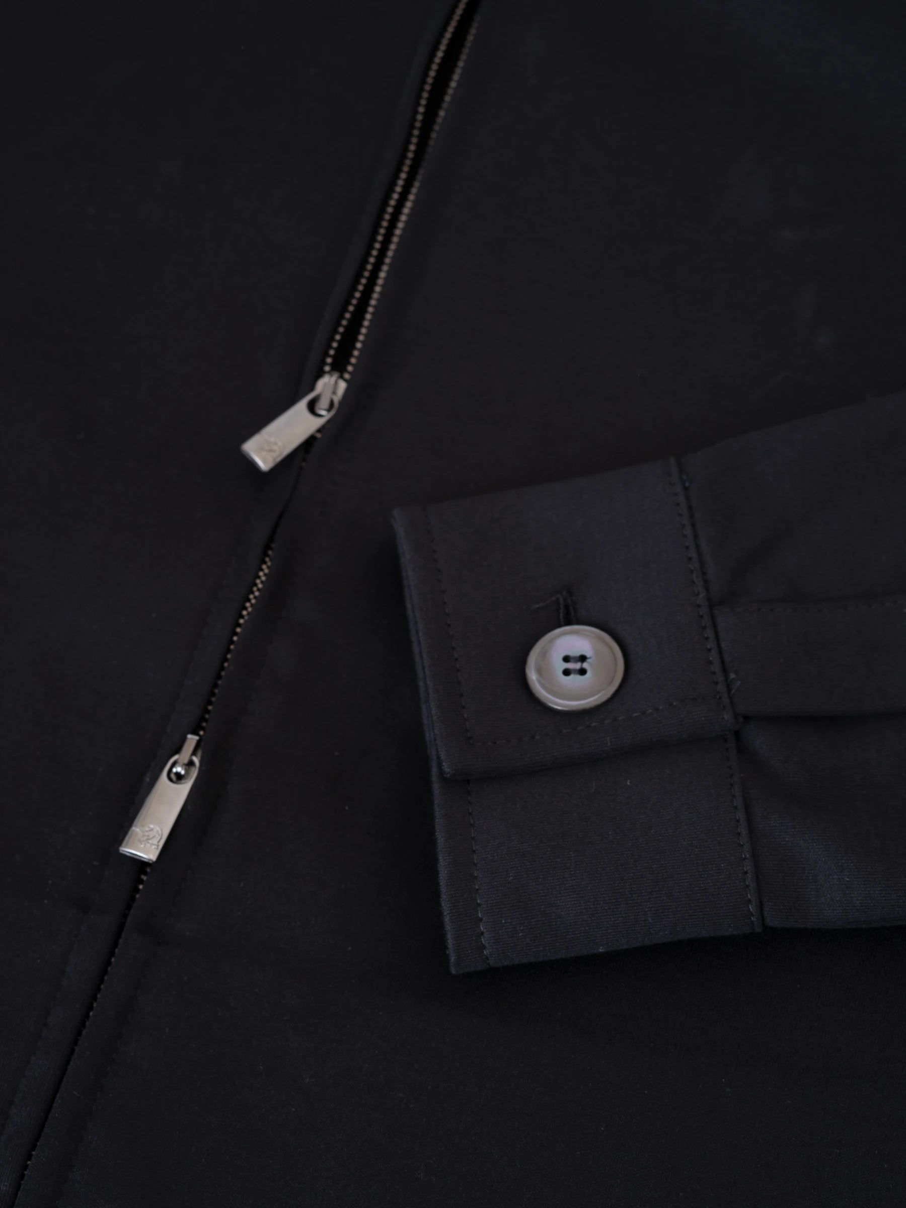 Interlock Supima Overshirt - Zwart