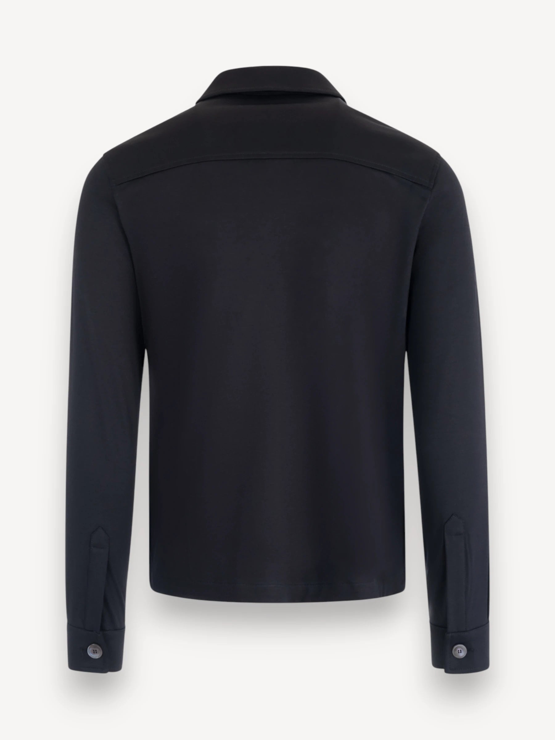 Interlock Supima Overshirt - Zwart