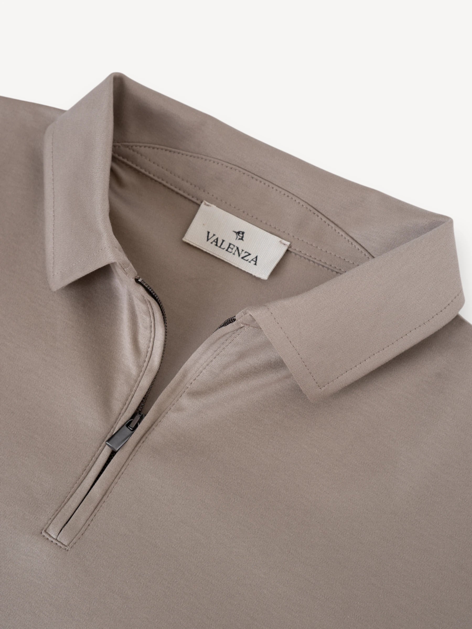 Interlock Supima Polo - Lead Grey