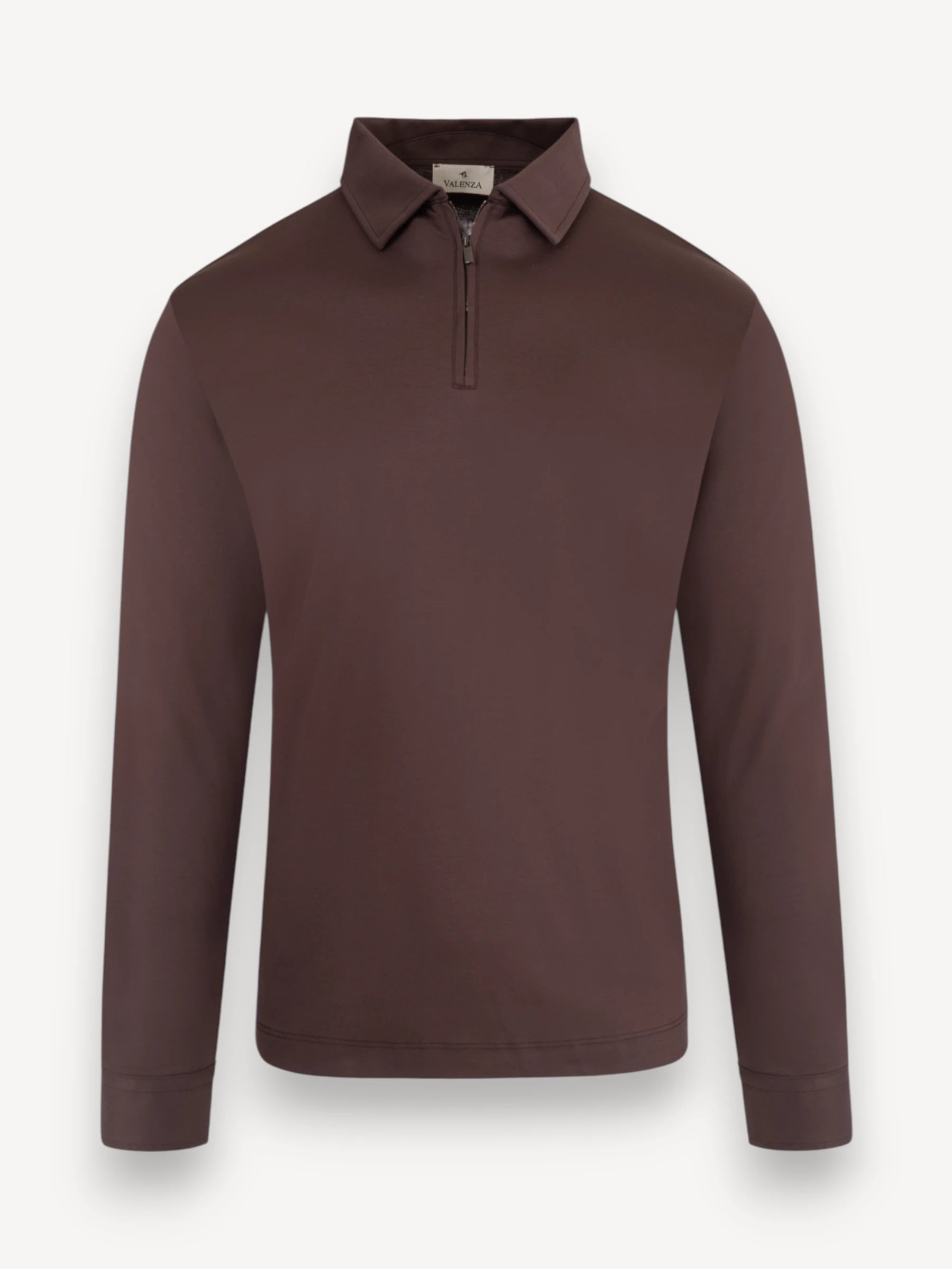 Interlock Supima Polo - Ebony Brown