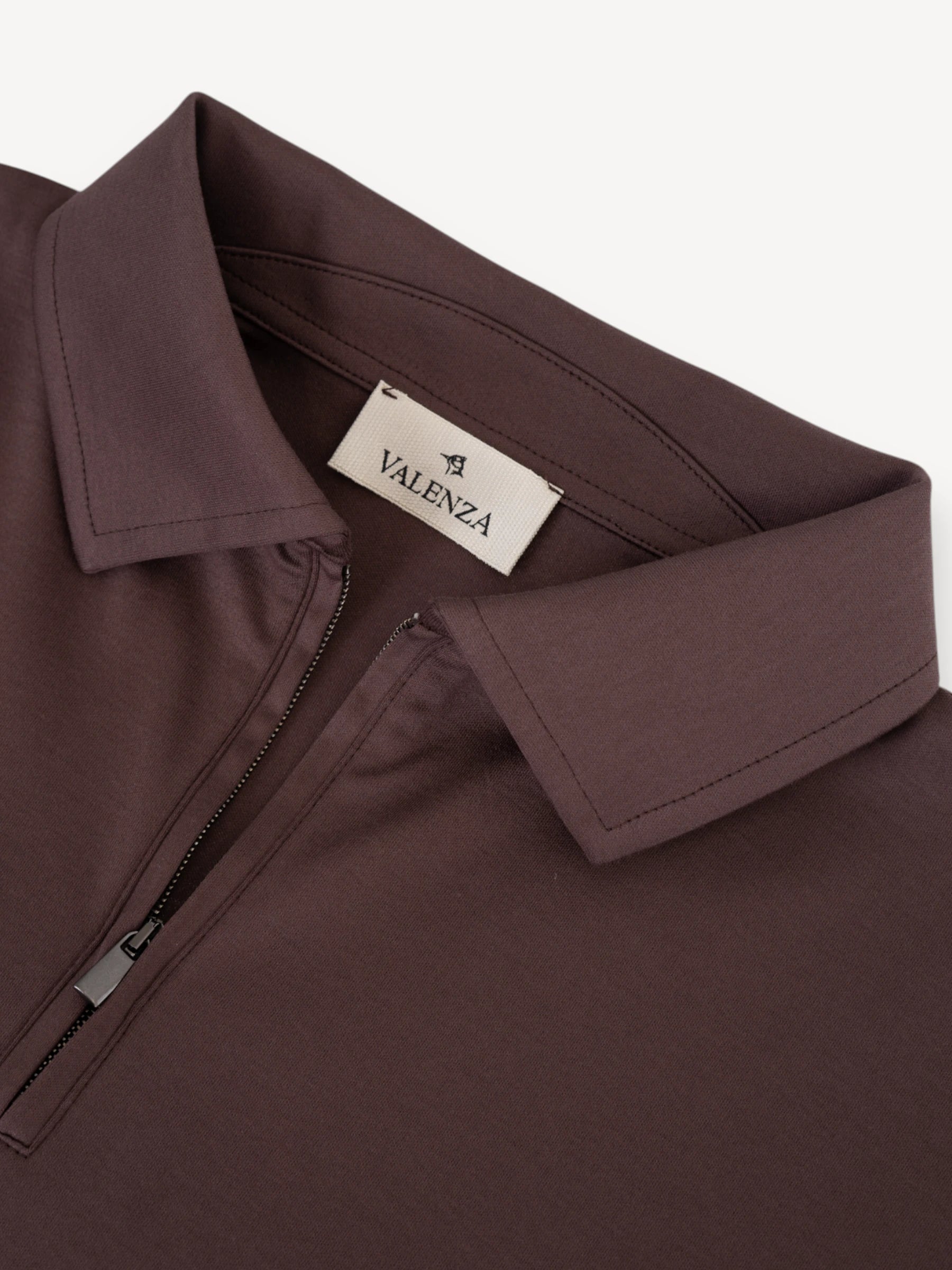 Interlock Supima Polo - Ebony Brown