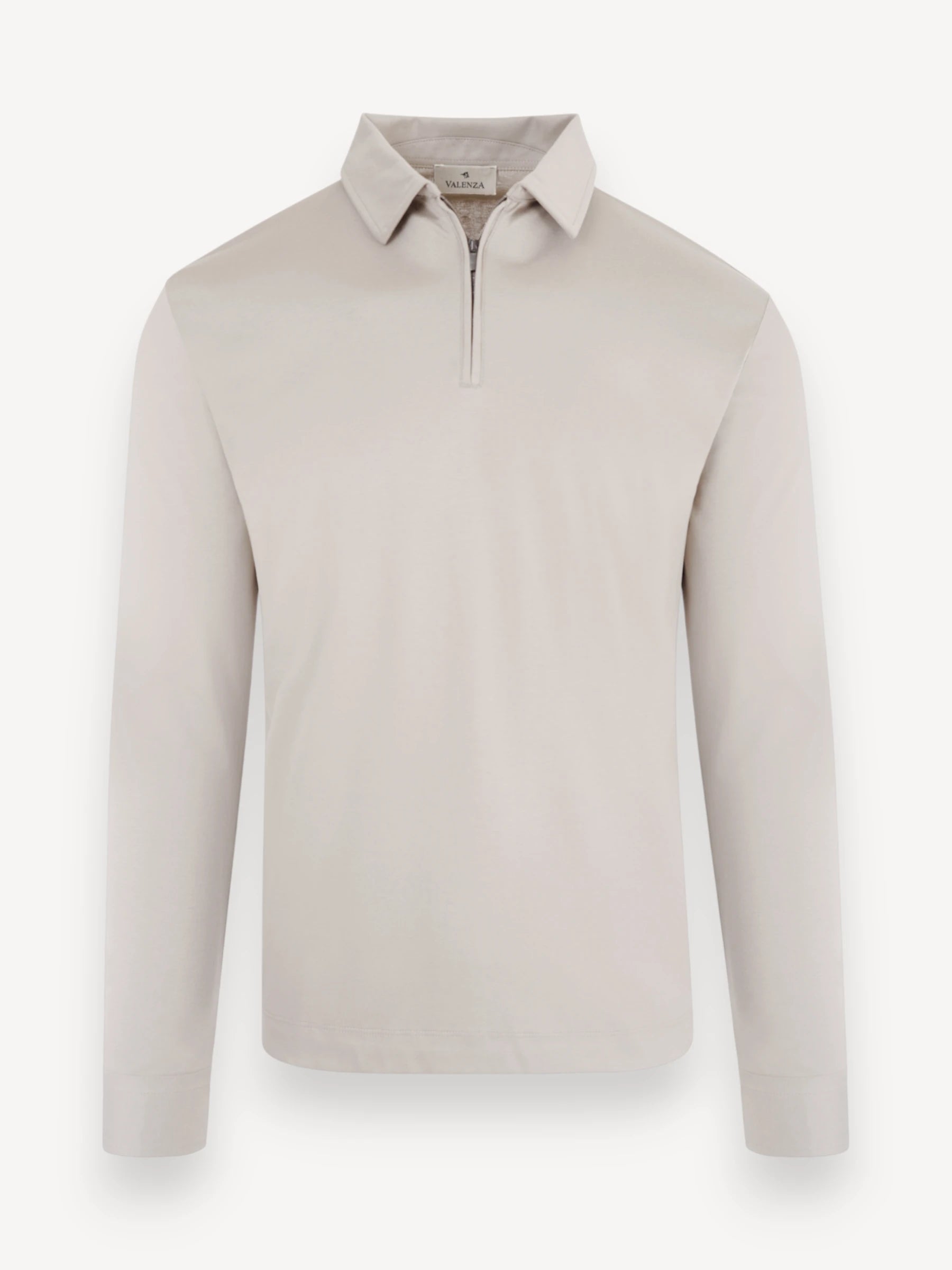 Interlock Supima Polo - Pearl Grey