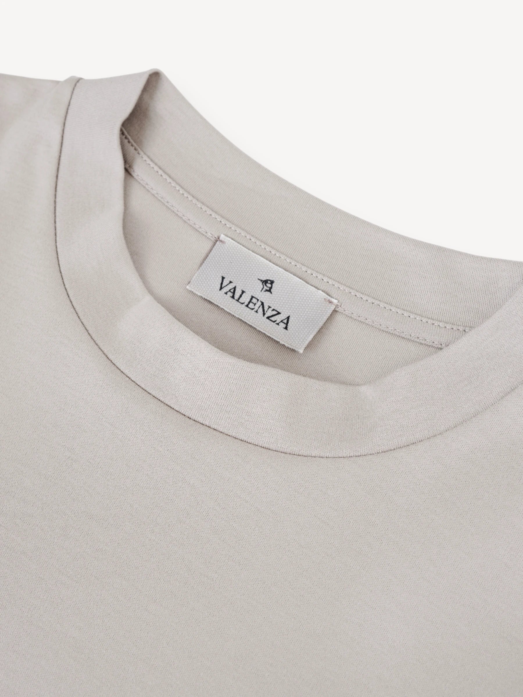 Interlock Supima Sweater - Pearl Grey
