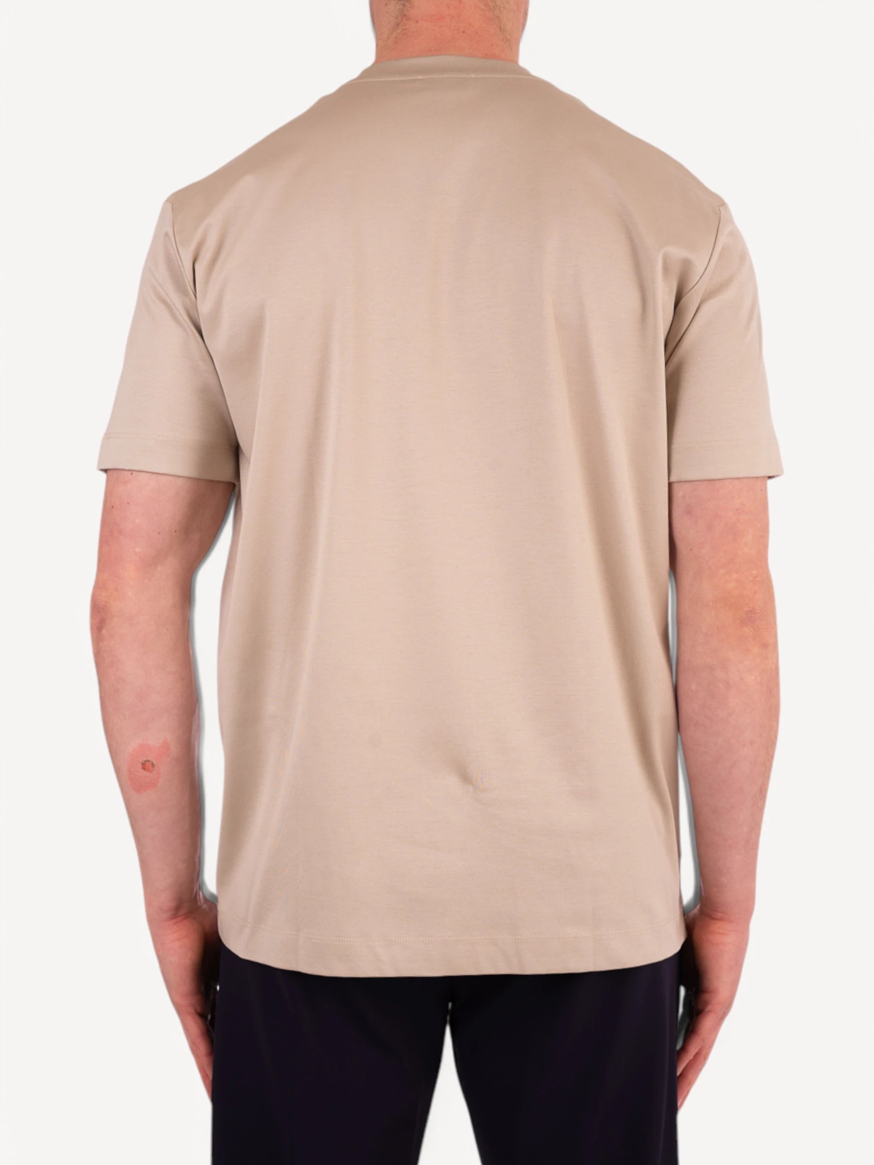 Interlock Supima T-Shirt - Beige