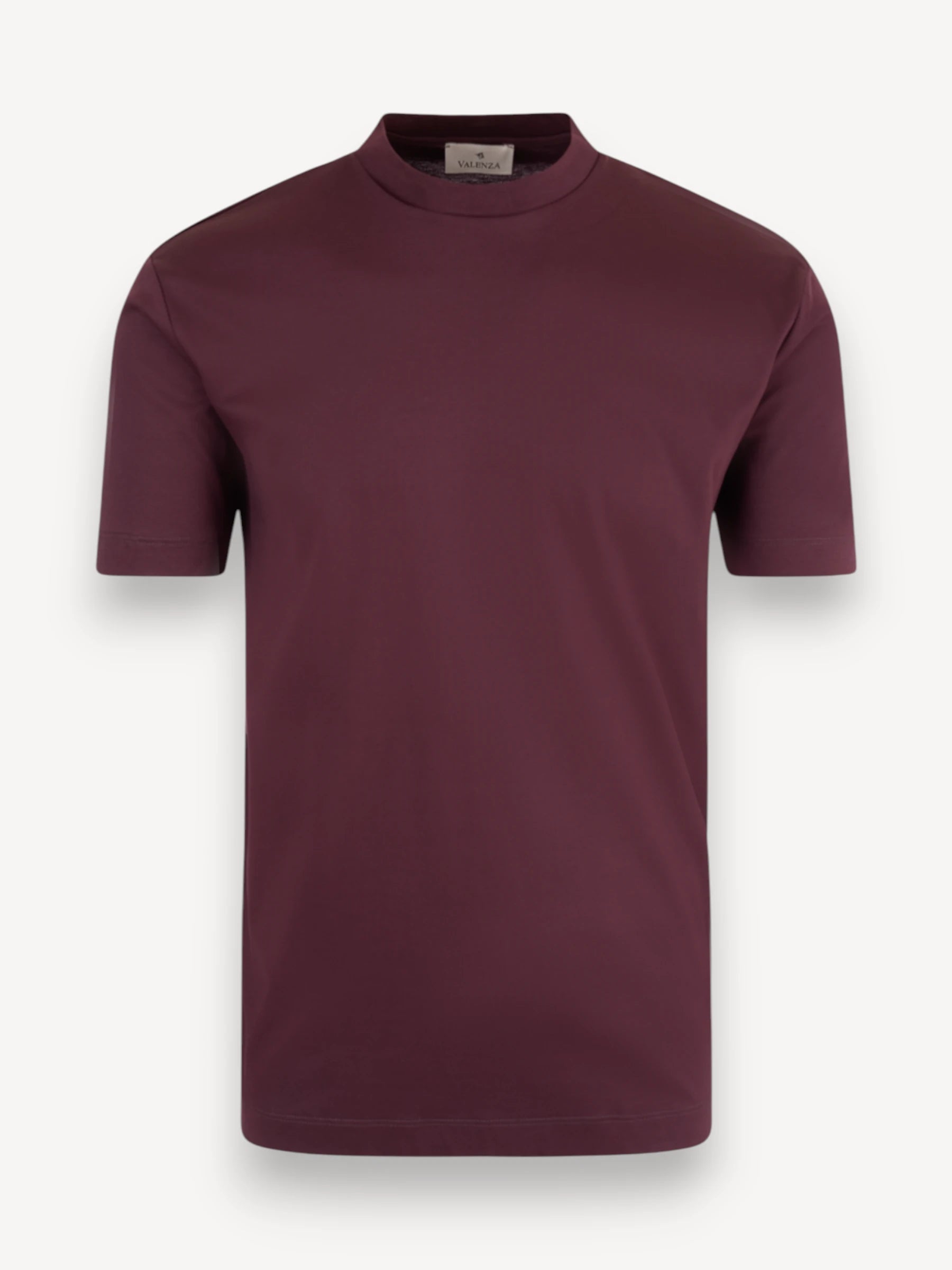 Interlock Supima T-Shirt - Burgundy