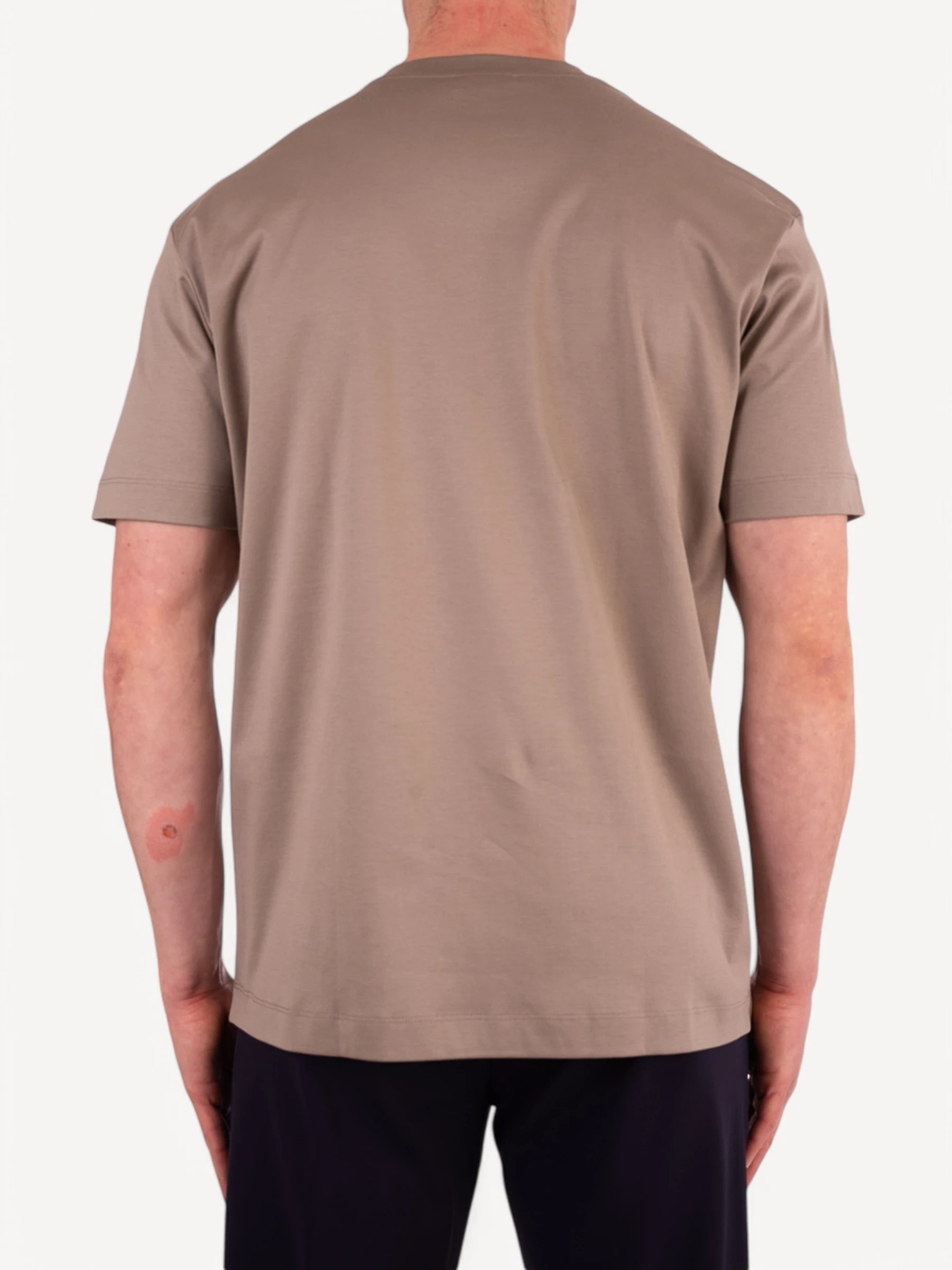 Interlock Supima T-Shirt - Lead Grey