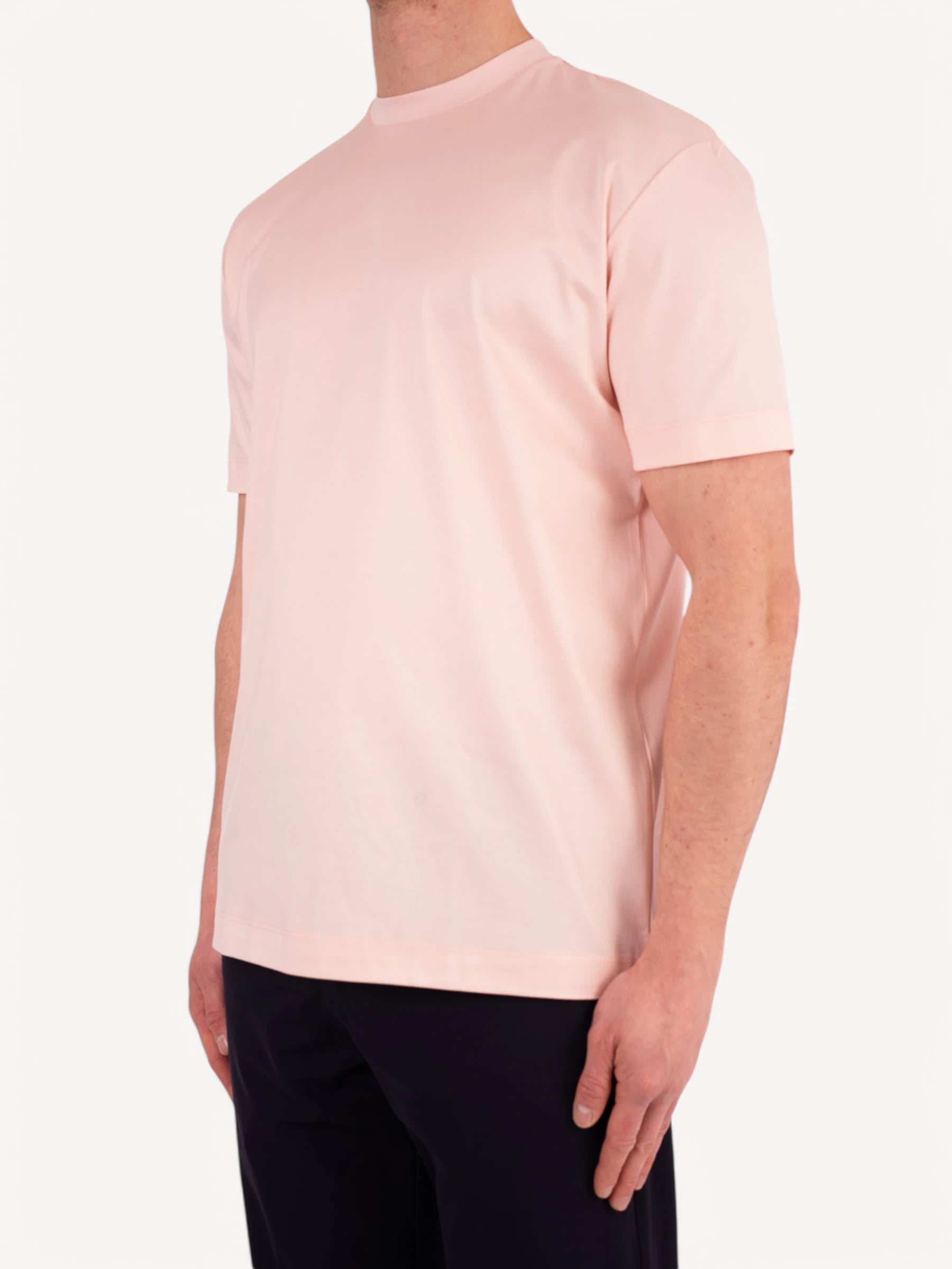 Interlock Supima T-Shirt - Light Pink