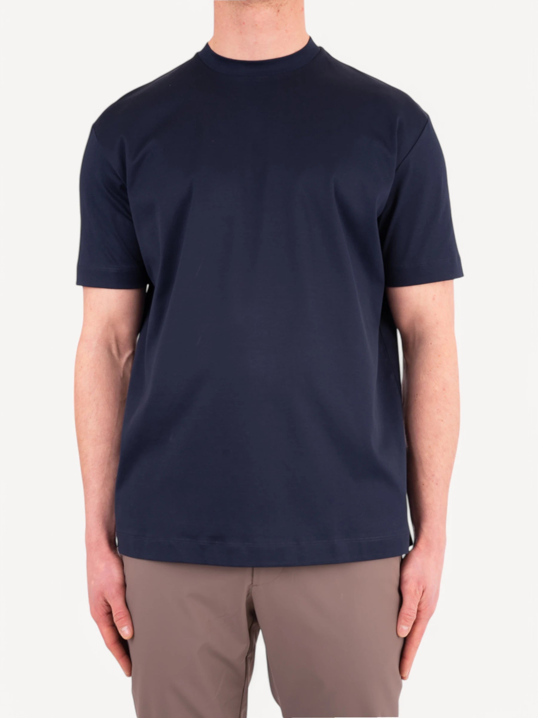 Interlock Supima T-Shirt - Navy