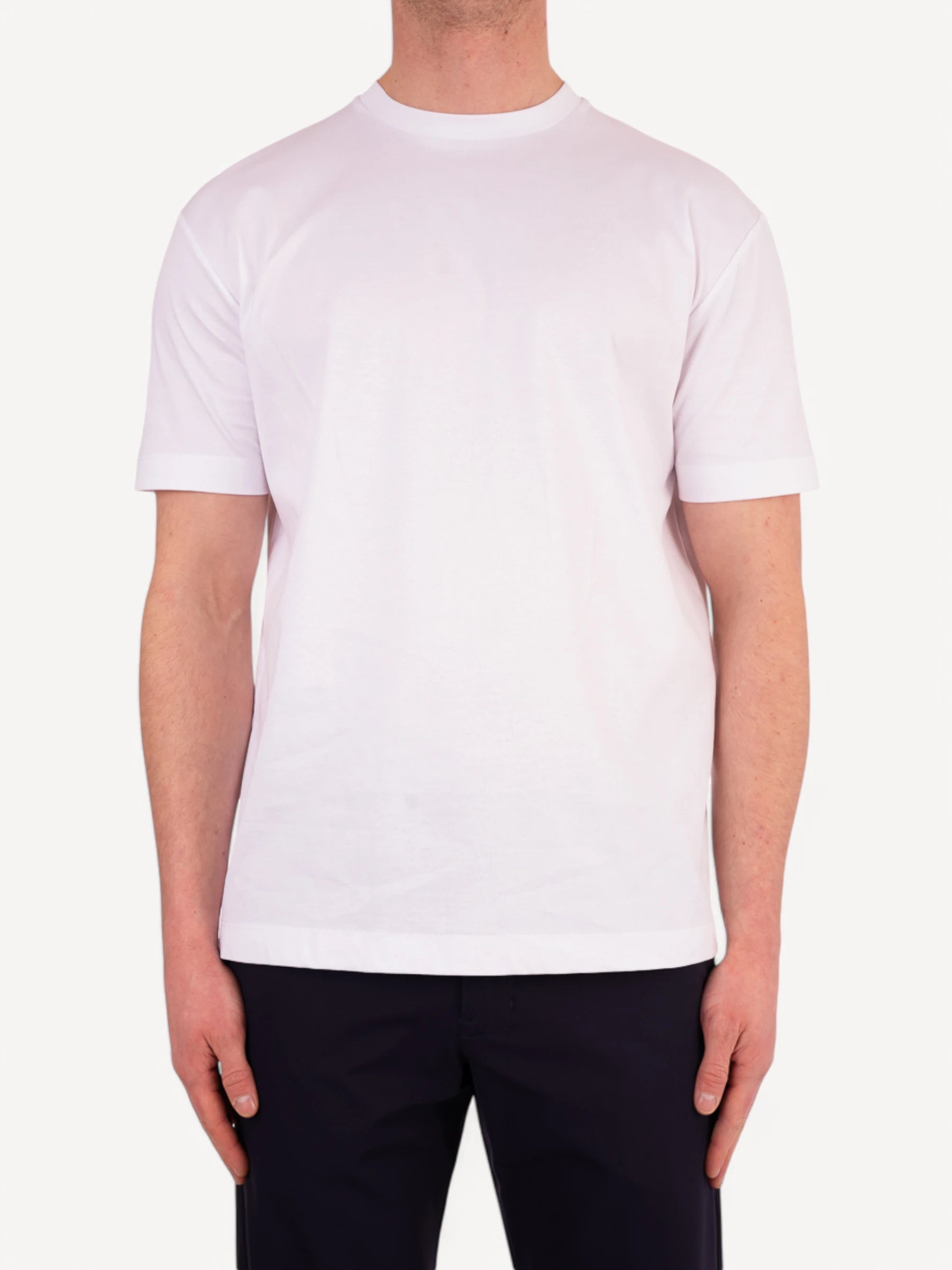 Interlock Supima T-Shirt - Wit