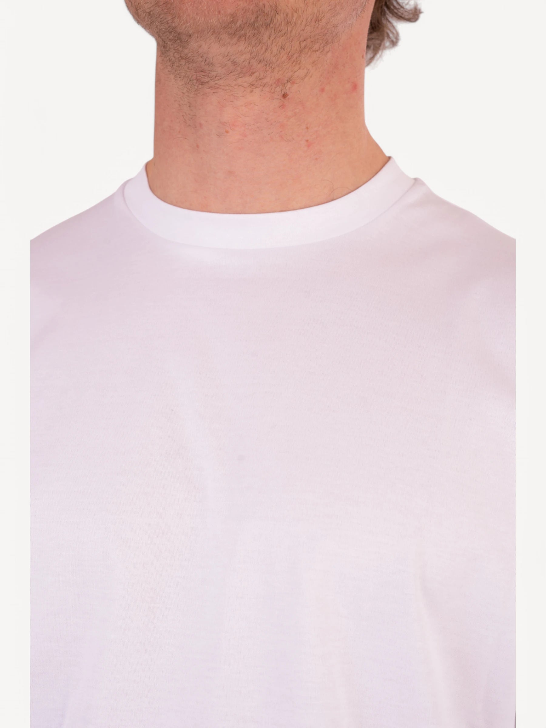 Interlock Supima T-Shirt - Wit