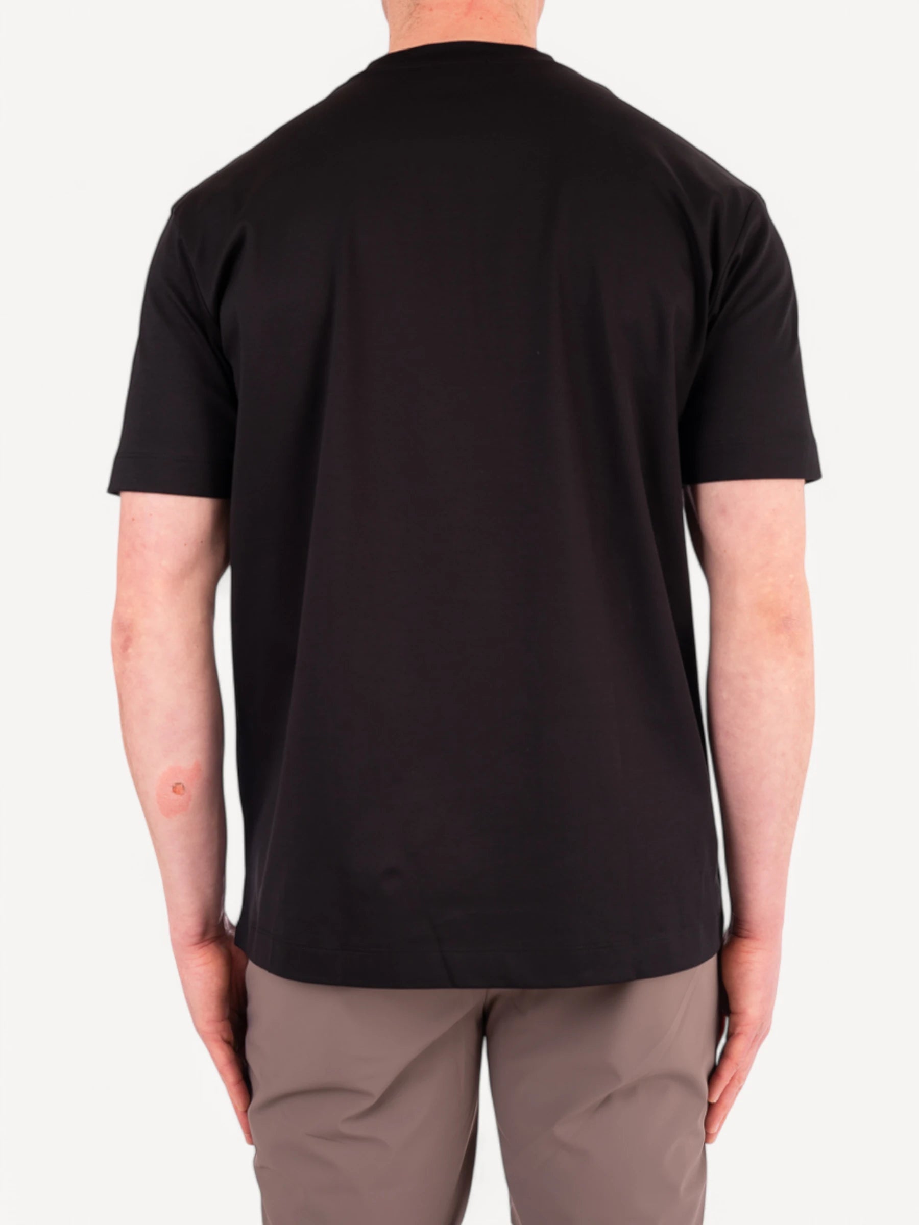 Interlock Supima T-Shirt - Zwart