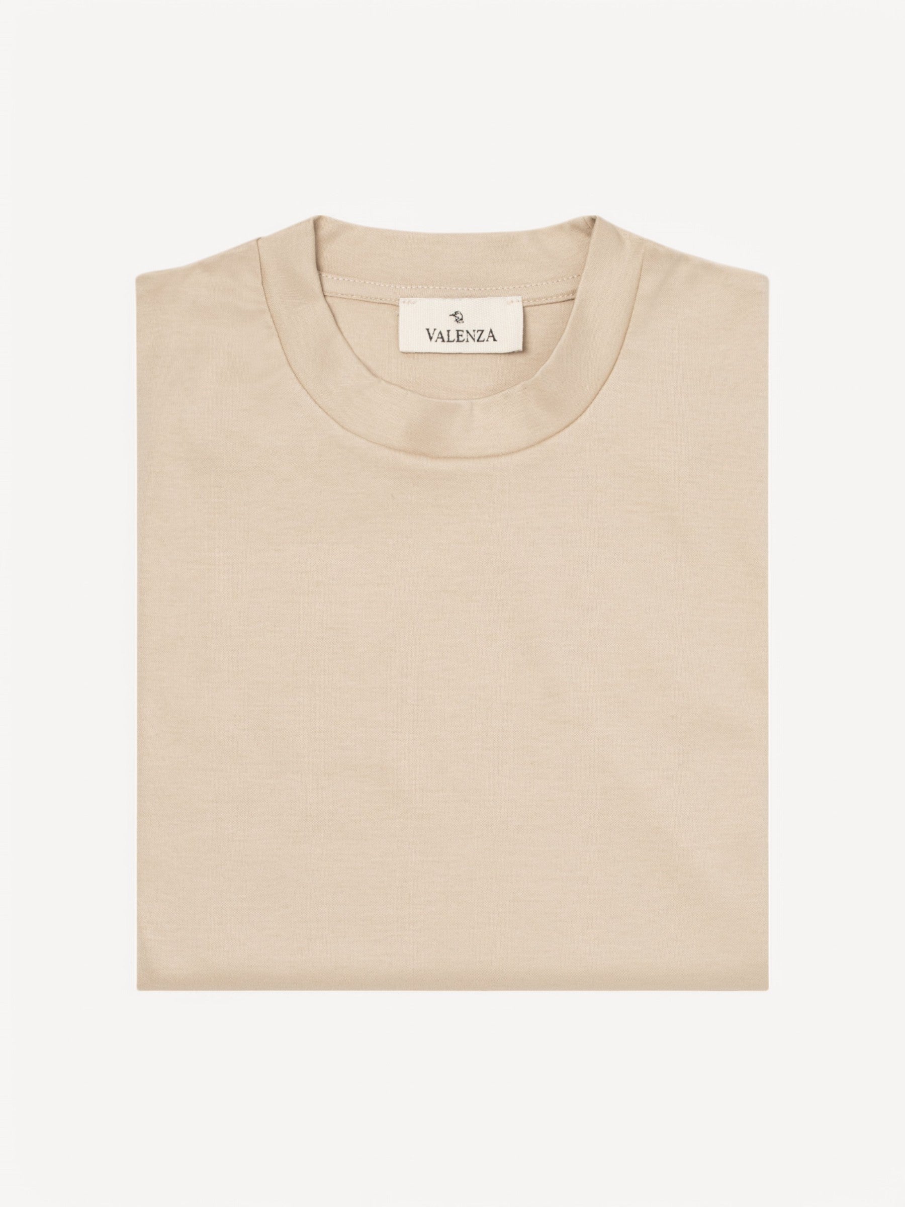 Interlock Supima T-Shirt - Beige