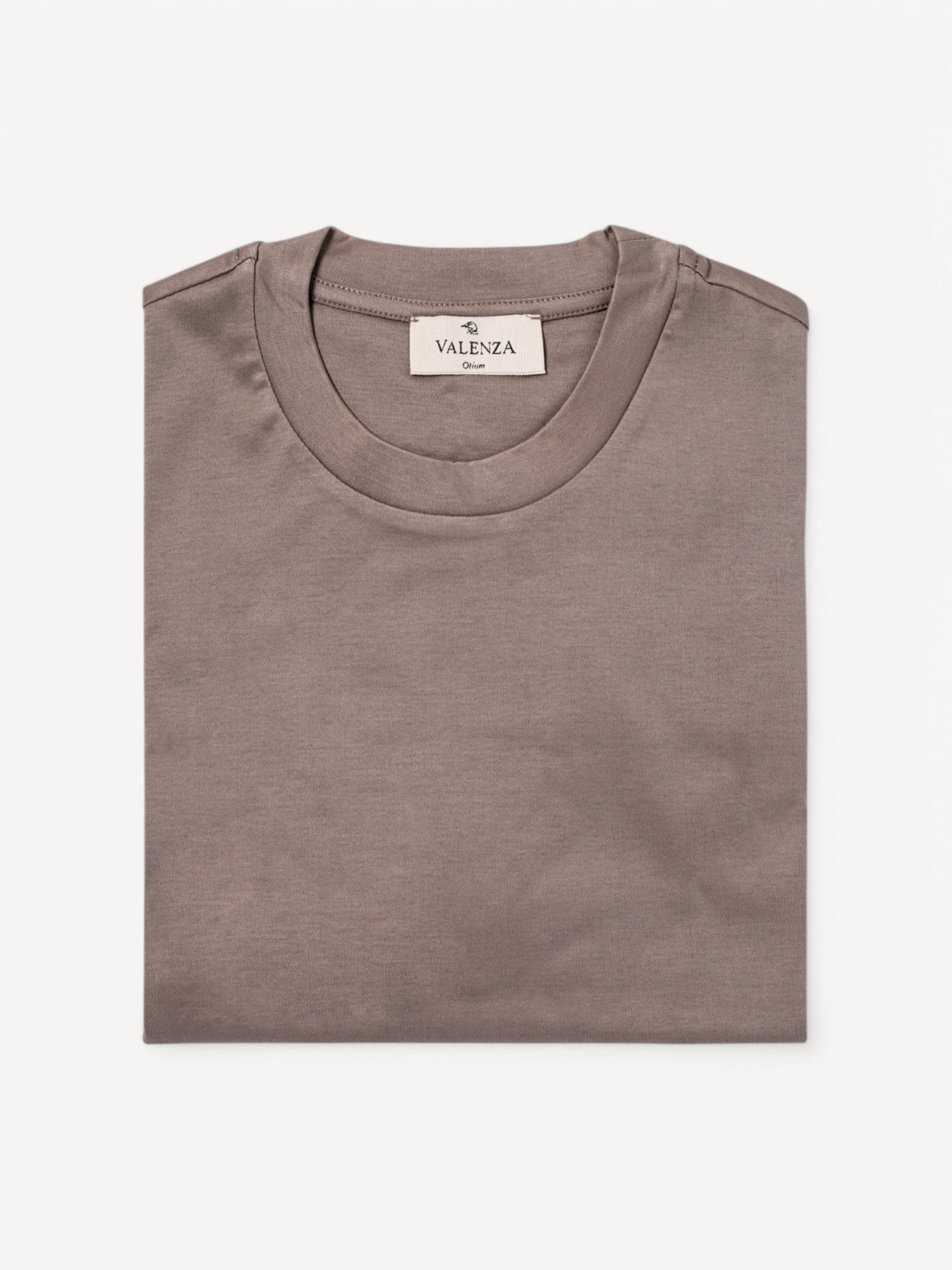 Interlock Supima T-Shirt - Lead Grey