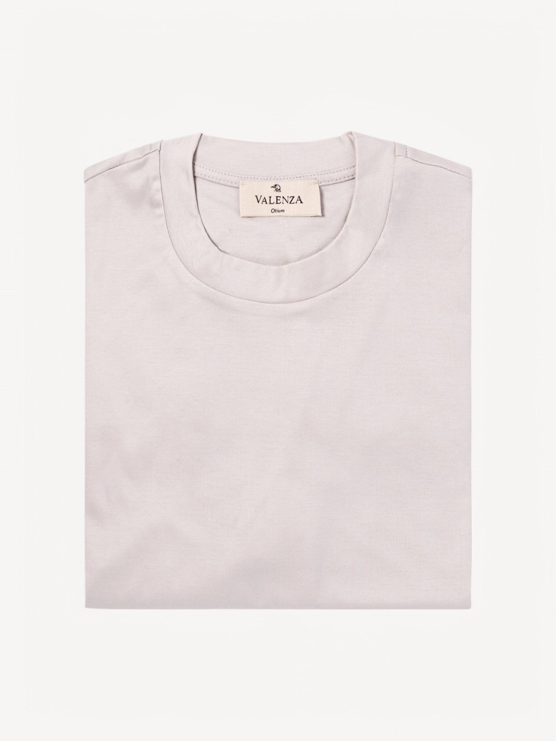 Interlock Supima T-Shirt - Pearl Grey