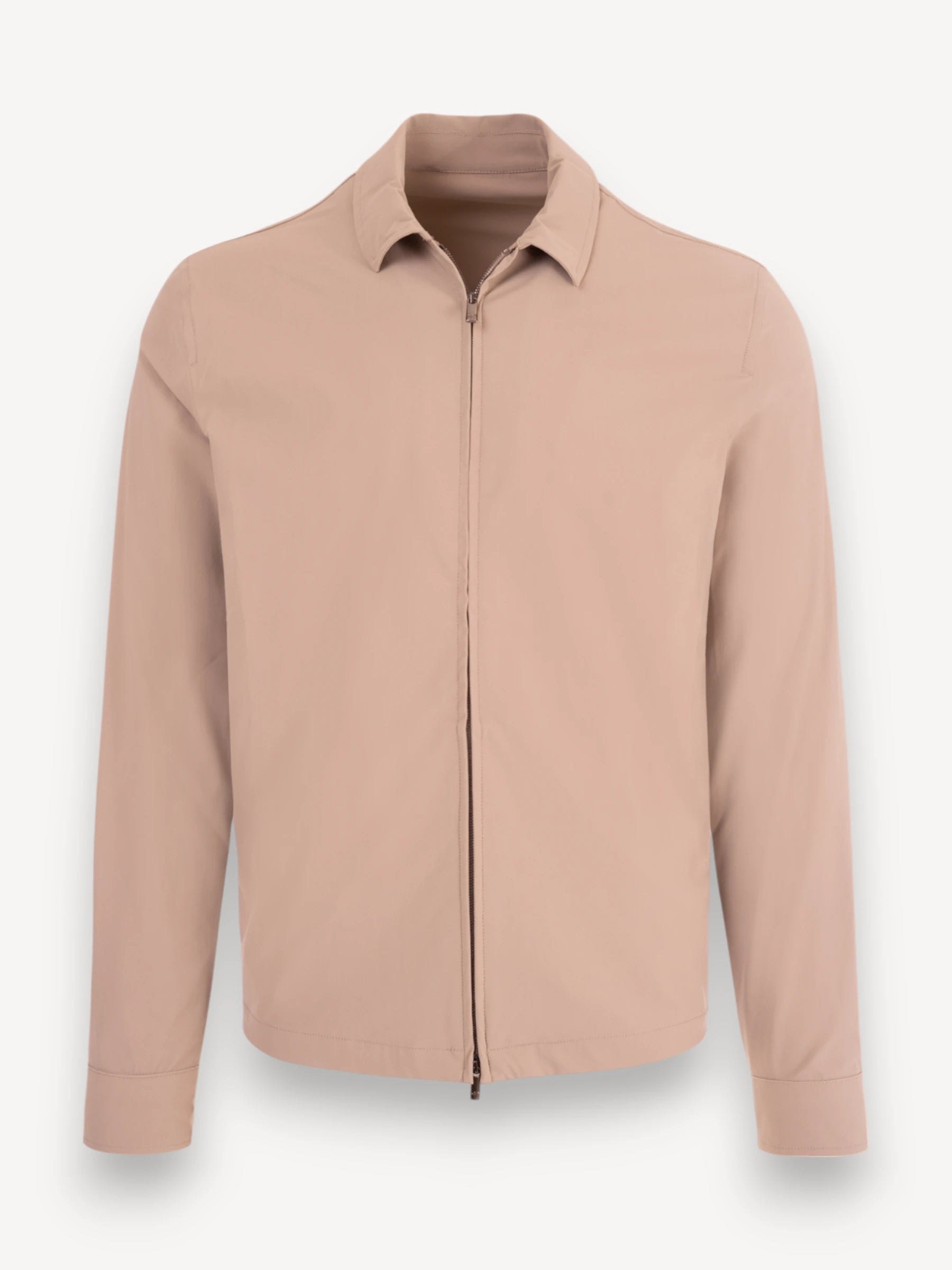 Tech Stretch Overshirt - Light Beige