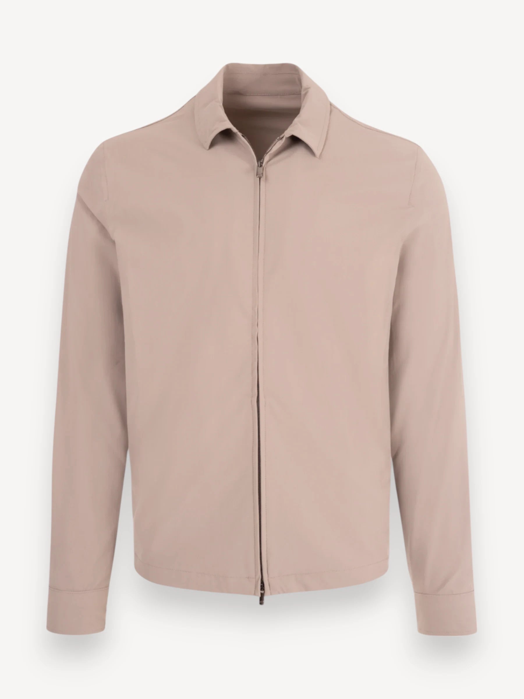 Tech Stretch Overshirt - Light Beige