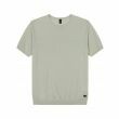 Wahts Miles Cotton Linen T-Shirt - Light Sage Green