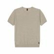 Wahts Miles Cotton Linen T-Shirt - Sand Melange