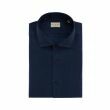 Xacus Linen Shirt - Navy Blue