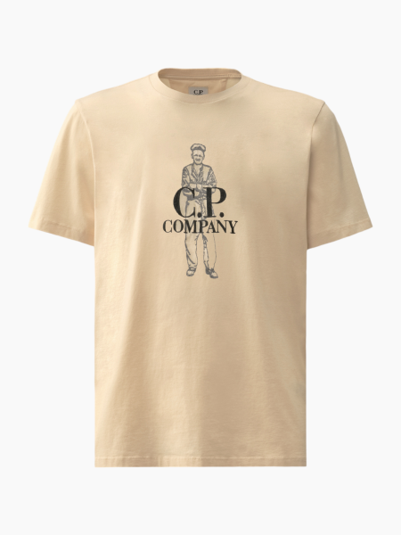C.P. Company British Sailor T-Shirt - Beige
