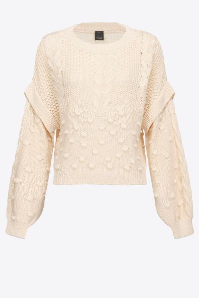 Pinko Cotton Sweater - Butter