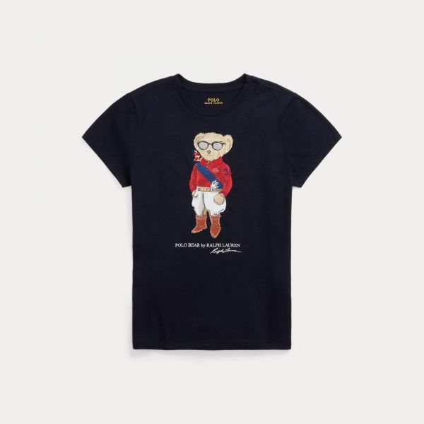 Ralph Lauren Eq Bear T Shirt - Hunter Navy