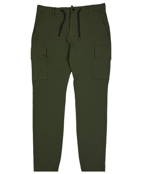 Mason's Technical Cargo Pants - Moss Green