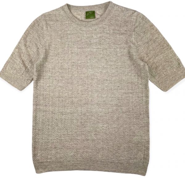 Lardini Linen T-Shirt - Beige