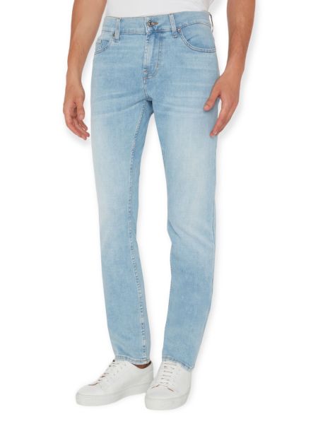 7 For All Mankind Ronnie Stretch Tek Jeans - Light Blue