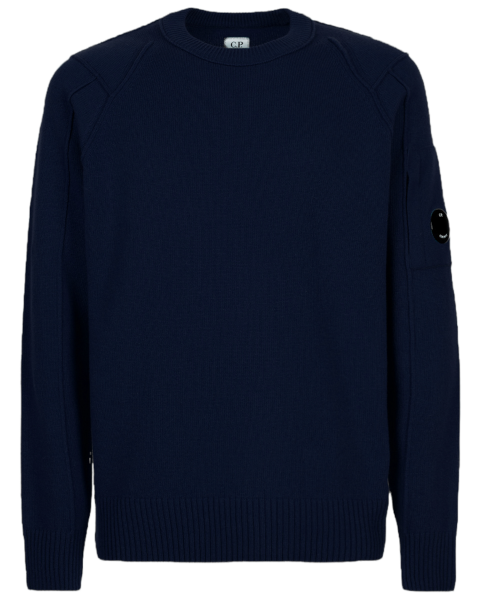 C.P. Company Lambswool Jumper - Total Eclipse