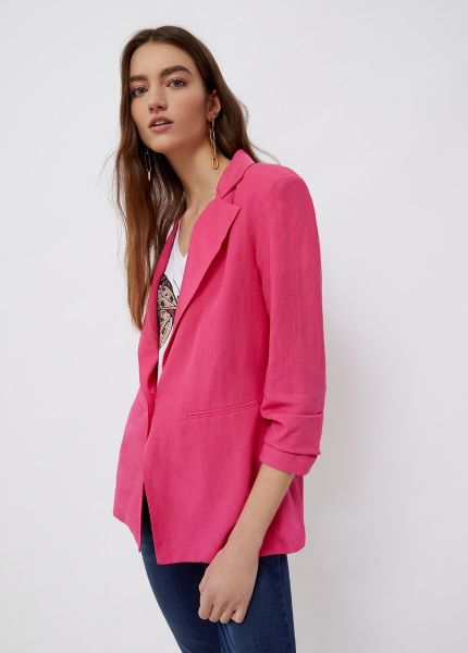 Liu Jo Lino Tencel Jacket - Pink