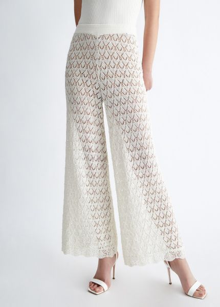 Liu Jo Knitted Pants - Wool White