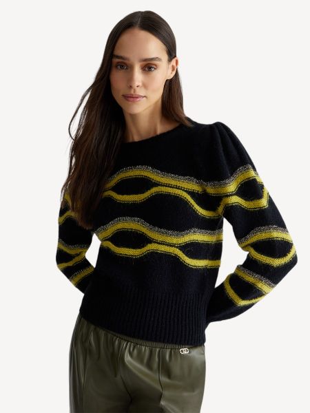 Liu Jo Sweater - Black/Yellow