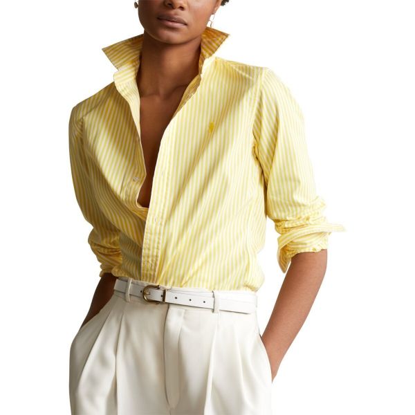 Ralph Lauren Georgia Stripe Shirt - Geel